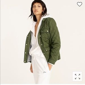 J Crew Quilted Downtown Field Jacket